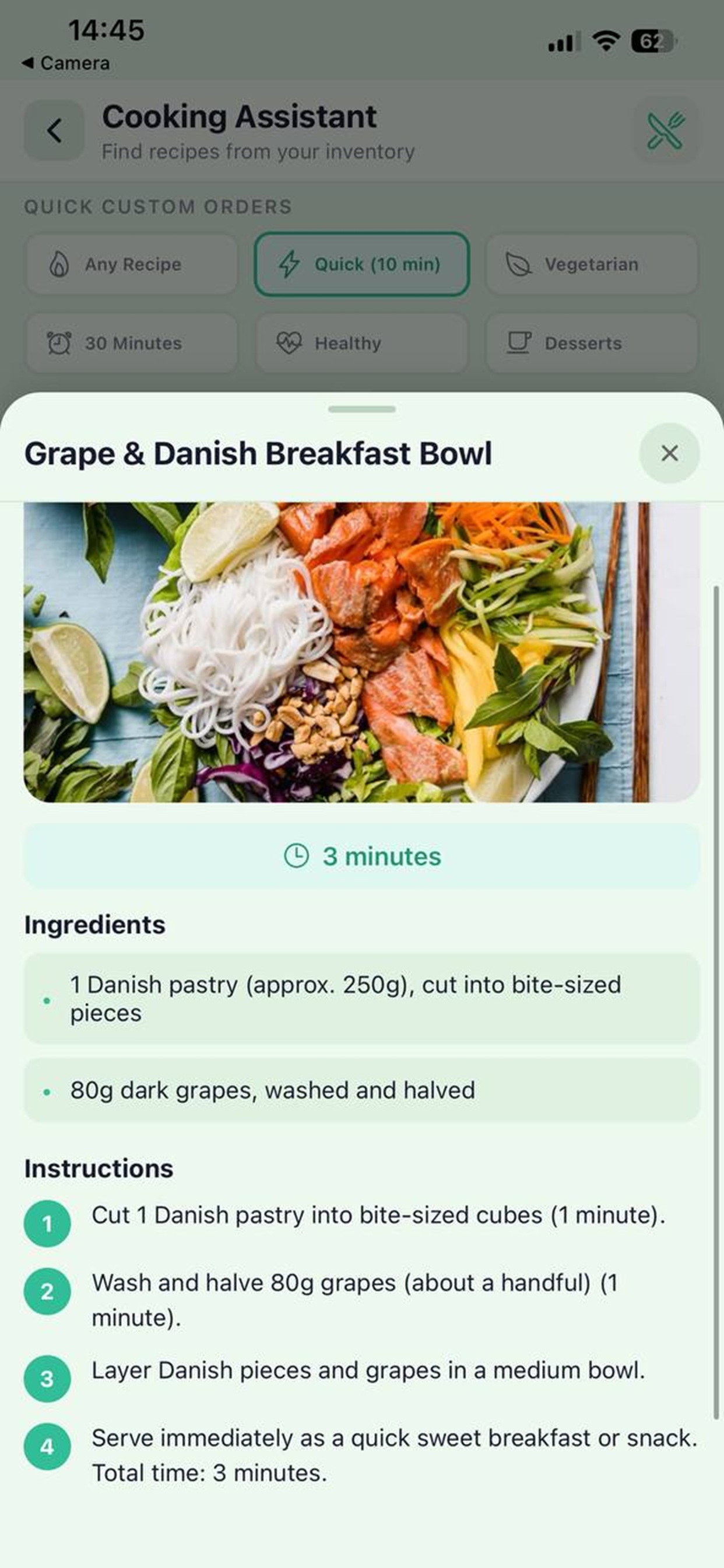 BetaBite Recipe Results